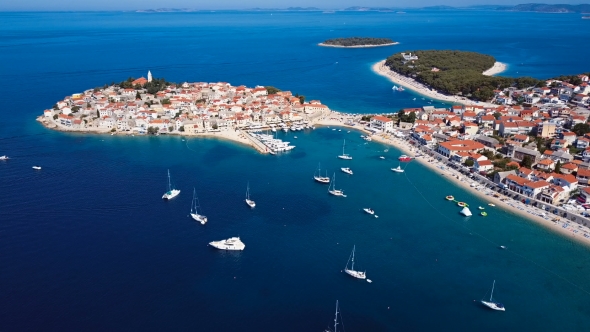  Adriatic Town Primosten, Croatia