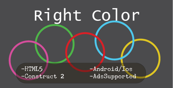 Right Color (HTML5 Game + Construct 2 CAPX)