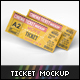 Cinema Ticket Mockup