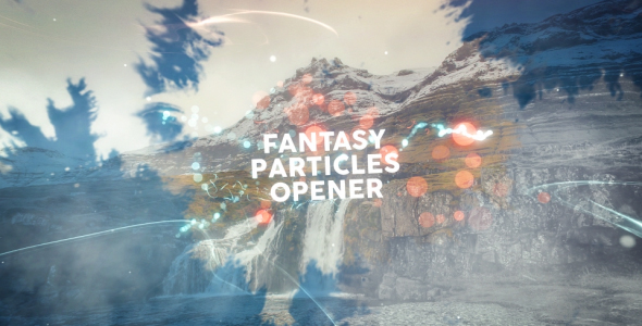 Fantasy Particles Photo Montage