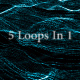 Abstract Particle Background Pack Loop 5 In 1 - VideoHive Item for Sale