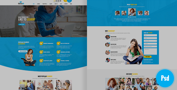 CourseSK Psd Template