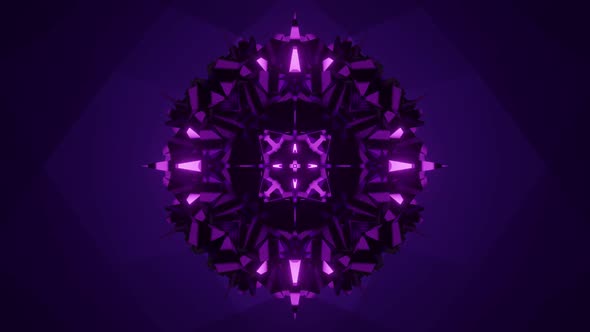 Fractal Purple Cube