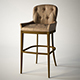 Vray Ready Wooden Bar Chair - 3DOcean Item for Sale
