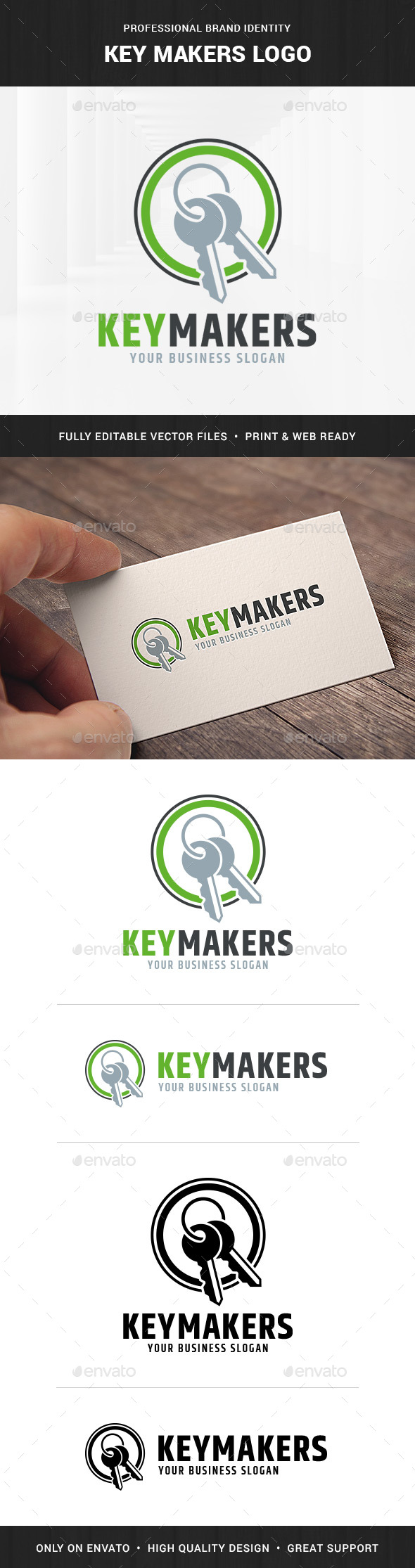 Key Makers Logo Template