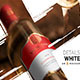 Details Wine Mockup - Bordeaux White - GraphicRiver Item for Sale