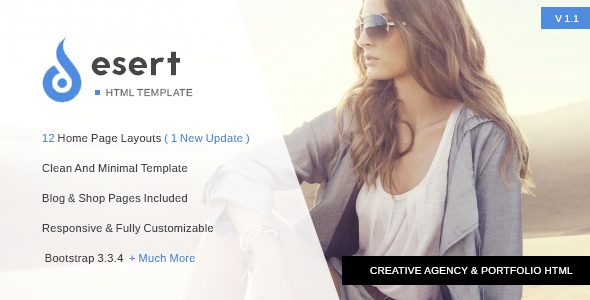 Desert - Multipurpose Agency HTML Template