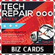 Tech Repair Center Business Cards Template - GraphicRiver Item for Sale