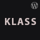 Klass | Dark Minimal Portfolio WordPress Theme - ThemeForest Item for Sale