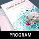 Flourish Funeral Program Template - GraphicRiver Item for Sale