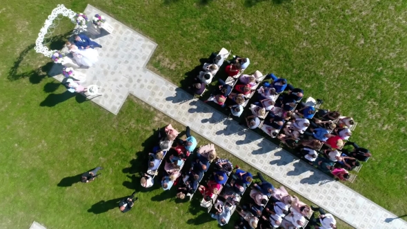 Wedding Ceremony. The View From the Top