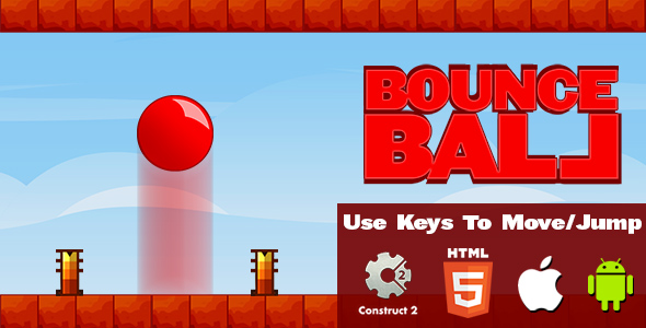 Bounce Ball - gra HTML5 (CAPX)