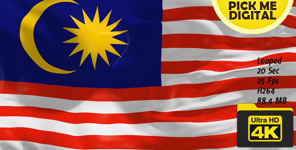 Malaysia Flag 4K