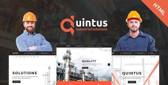 Quintus - Industry / Factory / Engineering HTML5 Template