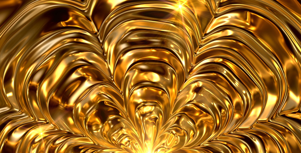 Golden Material Flower