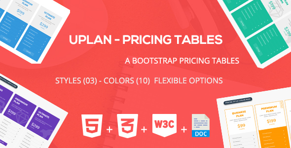 Uplan - Pricing Tables Framework