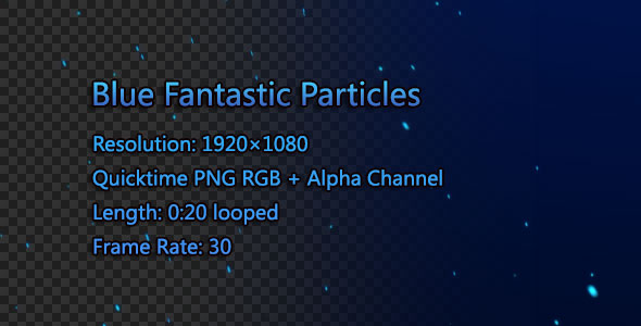 Blue Fantastic Particles alt