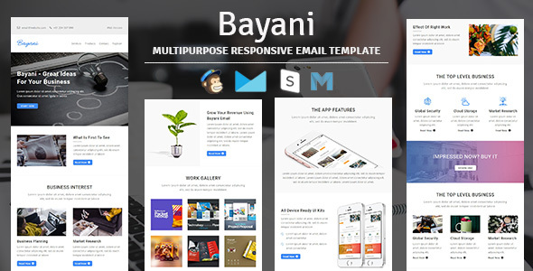 Bayani - Multipurpose Responsive Email Template with Stampready Builder Access