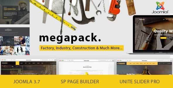Mega Pack - Factory, Industry, Construction Joomla Template
