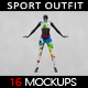 Female Sport Outfit MockUp Vol.2 - GraphicRiver Item for Sale