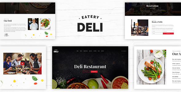 Deli | Restaurant PSD Template