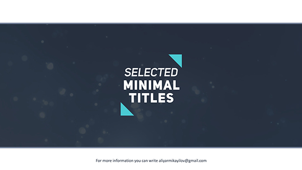 Selected Titles 4 | 40 Minimal Intro