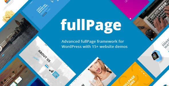 FullPage - Fullscreen One Page Theme