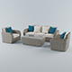 Vray Ready Modern Sofa Set - 3DOcean Item for Sale