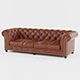 Vray Ready Royal Leather Sofa - 3DOcean Item for Sale