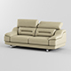 Vray Ready Modern Leather Sofa - 3DOcean Item for Sale