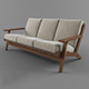 Vray Ready Luxury Wooden Garden Sofa - 3DOcean Item for Sale