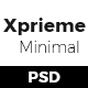 Xprieme - Creative and Minimal Portfolio PSD Template. - ThemeForest Item for Sale