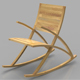 Wishbone Rocking Chair - 3DOcean Item for Sale