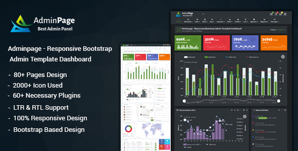 Adminpage - Responsive Bootstrap Admin Template Dashboard