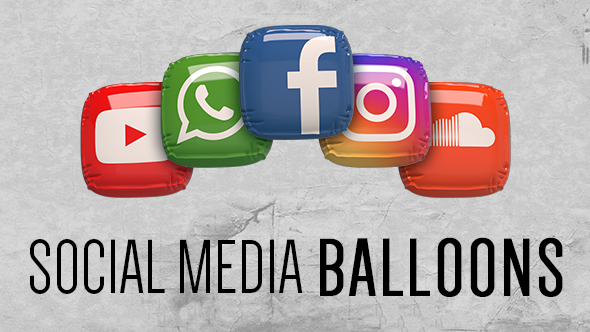 Social Media Balloons
