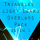 Triangles Light Leaks Overlays Pack 15 In 1 - VideoHive Item for Sale