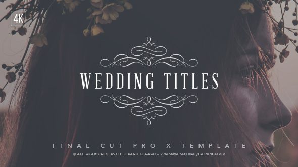 Download Wedding Titles Videohive After Effects Projects