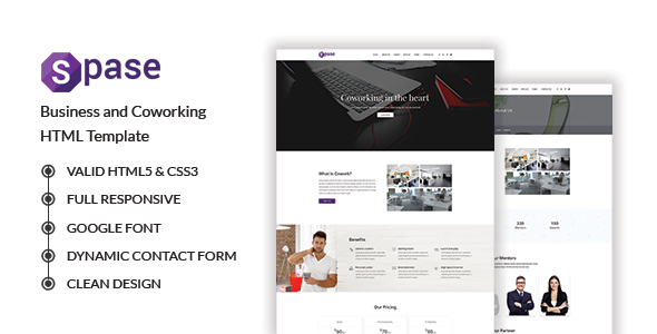 Spase - Business and Coworking HTML Template