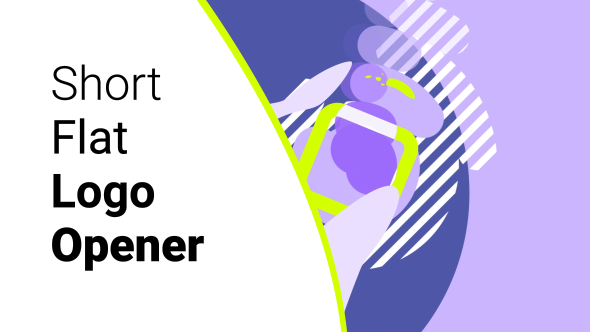 2D Short Flat Logo Opener