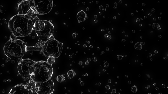 Transparent DNA Molecule Model Against Black Backdrop alt