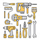 Building Tools Icons - GraphicRiver Item for Sale