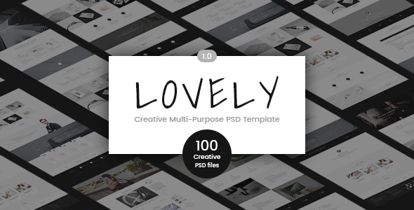 Lovely - Creative Multi-Purpose PSD Template