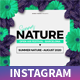 Summer Nature Instagram Post - GraphicRiver Item for Sale