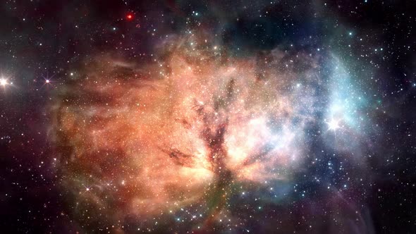 Space Cosmic Nebulae Wood