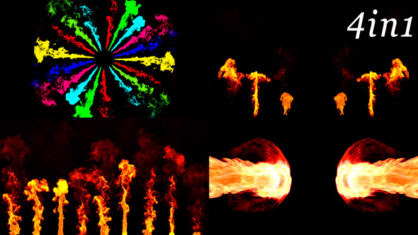 Fire Bang - VJ Loop Pack (4in1) alt