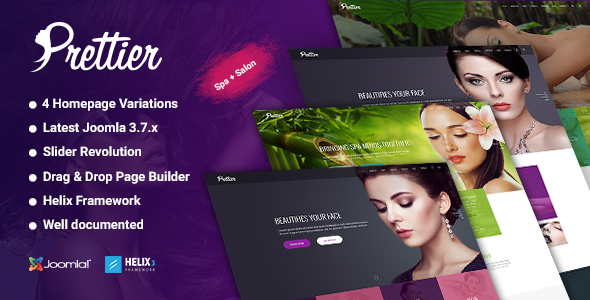 Ładniejsze - szablon Beauty Salon &amp; Spa Joomla