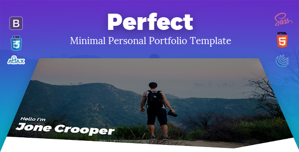 Perfect - Minimal Personal Portfolio Template