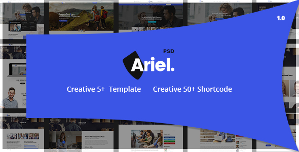 Ariel - Multi-Purpose PSD Template