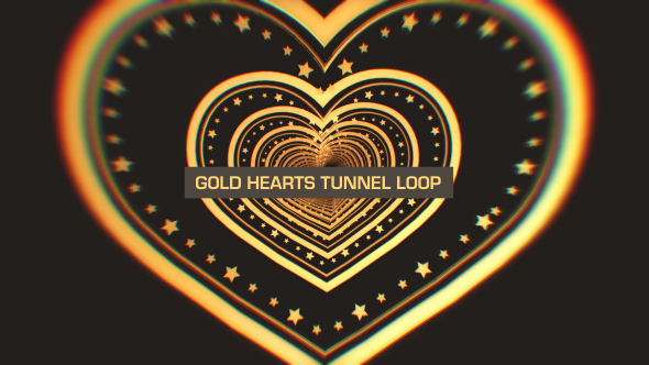 Heart Tunnel Loop Background And Overlay alt