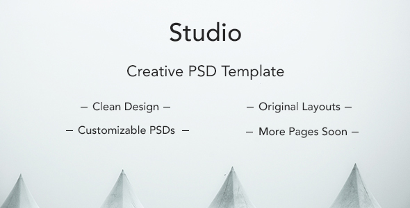 Studio Clean PSD Template